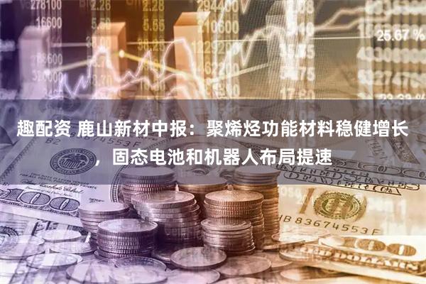 趣配资 鹿山新材中报：聚烯烃功能材料稳健增长，固态电池和机器人布局提速